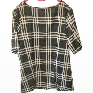 Ashley Stewart Plaid Shirt